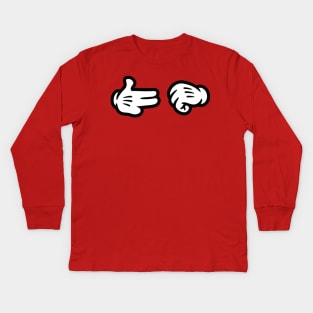 Run the Jewels Cartoon Hands Logo Kids Long Sleeve T-Shirt